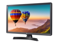 LG 24TN510S-PZ - LED-skærm med TV-tuner - 24 (23.6 til at se) - 1366 x 768 HD - 250 cd/m² - 1000:1 - 14 ms - 2xHDMI, RCA (komposit), RCA (komponent) - højtalere - sort, jerngrå