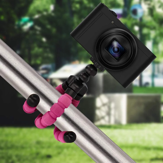 Fleksibelt Blækspruttestativ - Cerise