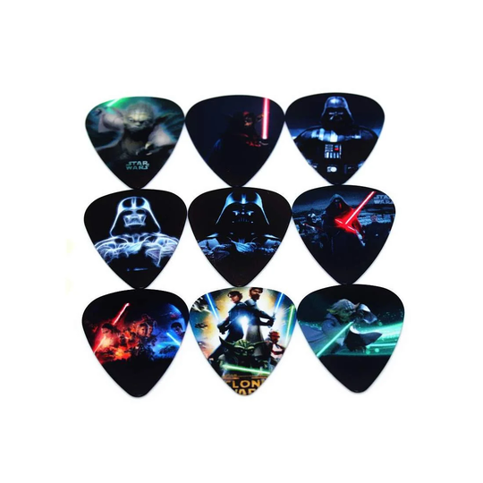 Star Wars-plekter, 10-pack - Guitar tilbehør