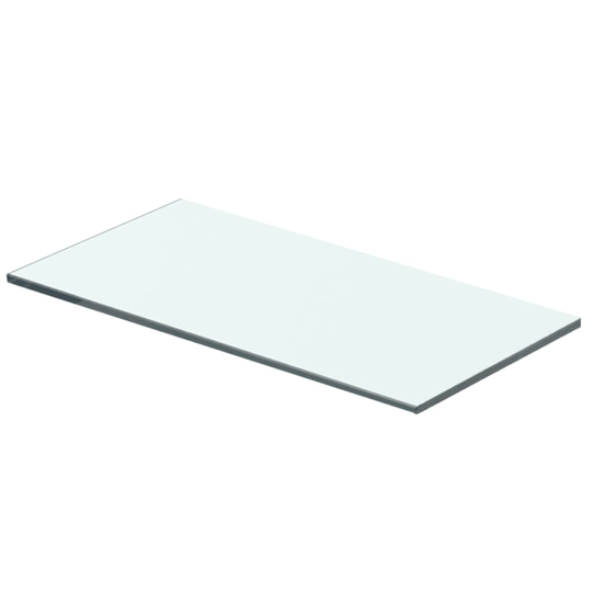 vidaXl hylde glaspanel klar 40x15 cm