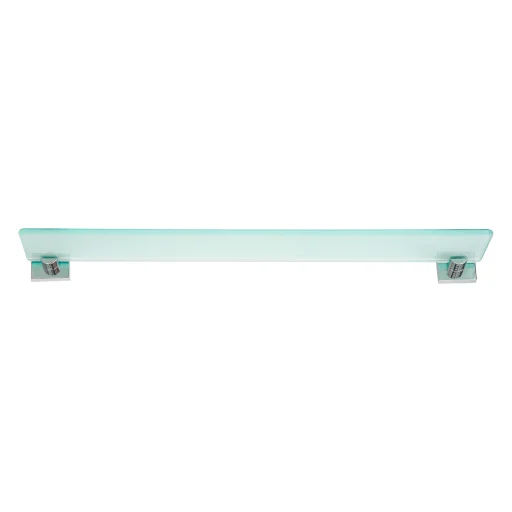 Tesa Ekkro glasshylle, satinert glass/krom