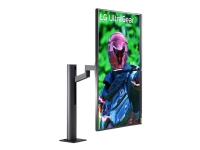 LG UltraGear 27GN880-B - LED-skærm - 27 - 2560 x 1440 QHD @ 144 Hz - Nano IPS - 350 cd/m² - 1000:1 - HDR10 - 1 ms - 2xHDMI, DisplayPort - mat sort / glossy metallic røde detaljer