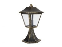 LEDVANCE ENDURA CLASSIC Tradition, Udendørs gulvbelysning, Sort, Guld, Aluminium, IP44, Indgang, Facade, Gangsti, Terrasse, I