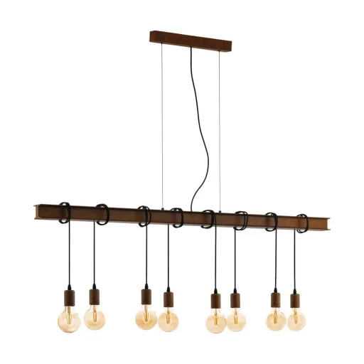 Townshend 4 LANG L1500 antikk brun, E27, 8X60W