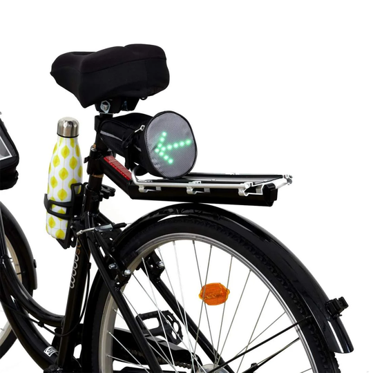 Cykeltaske med indikatorer