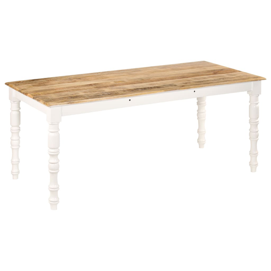 vidaXL spisebord 180 x 90 x 76 cm massivt mangotræ