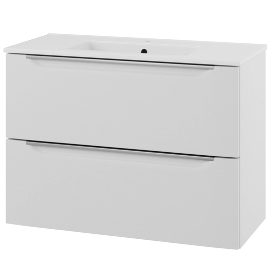Linn Bad Mari Smal D35cm Servantskap Hvit Matt / 80cm
