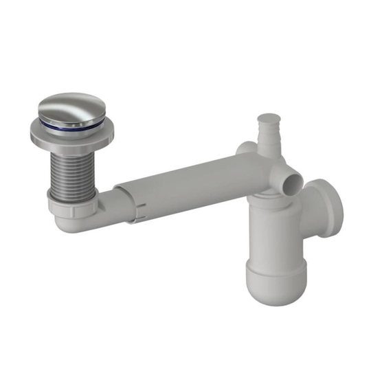 Vikingbad Vannlås&Pop-upØ40/32mm for Benkeplater - Preloc 420 Krom