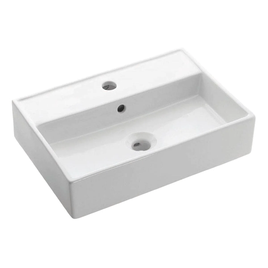 Bathco Turin Porselensservant B50xd35cm Hvit