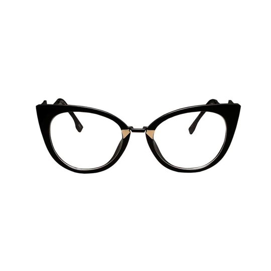 Anti Blue Light-Briller, Cat Eye - Sort