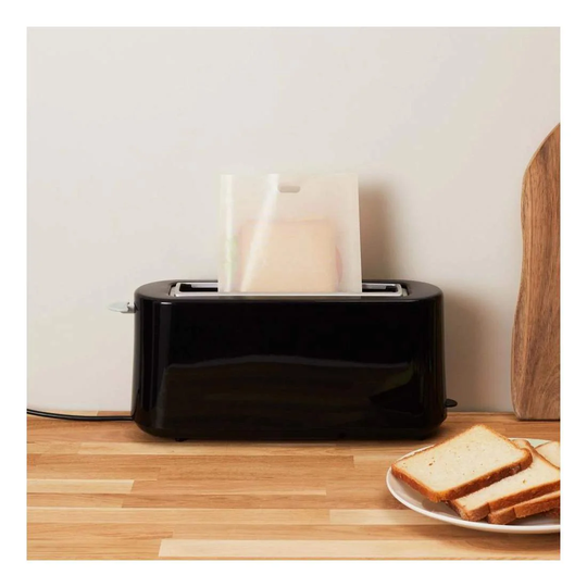 2x Toastposer til brødrister - Genanvendelige