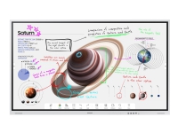 Samsung Flip Pro WM85B - 85 Diagonal klasse WMB Series LED-bagbelyst LCD paneldisplay - interaktiv digital skiltning - med berøringsskærm (multi-berøring) - Tizen OS 6.5 - 4K UHD (2160p) 3840 x 2160 - hvid grå