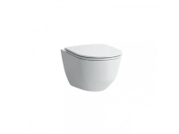 Laufen Pro hængeskål Rimless type 820966 inkl. Slim toiletsæde m/Soft Close & Quick Release beslag type 898966. Boltafstand 180 mm.