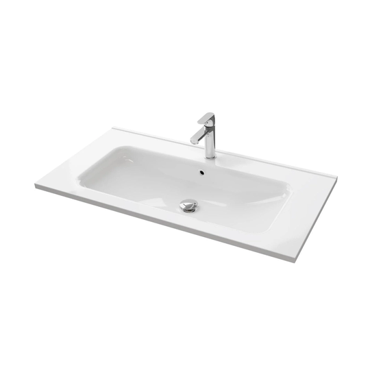 Vikingbad INA D46 Thin Møbelservant B60-180cm - H2cm Hvit / 90cm