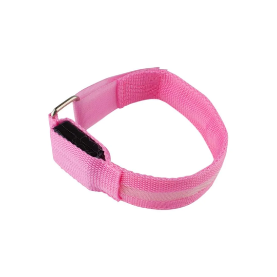 Armbånd med LED-lys - Lyserød