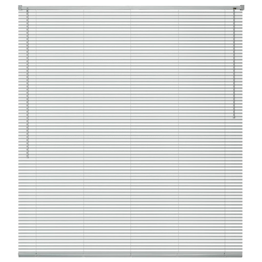 vidaXL persienne aluminium 80x130 cm sølvfarvet