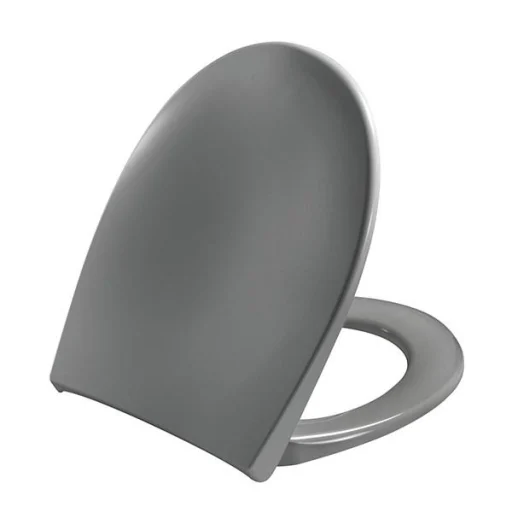 Pressalit Scandinavia 758 Plus toalettsete m/soft close & quick release, antrasittgrå