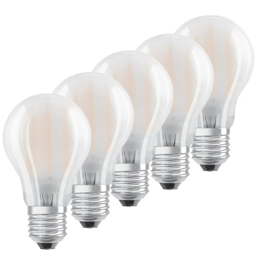 Osram Retro LED Standard 7W/827 (60W) E27 Matt, Pakke av 5 stk.
