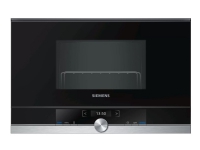 Siemens iQ700 BE634LGS1 - Mikrobølgeovn med grill - til indbygning - 21 liter - 900 W - inox