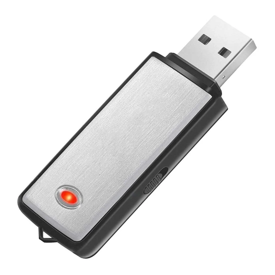 USB-hukommelse med diskret lyttefunktion