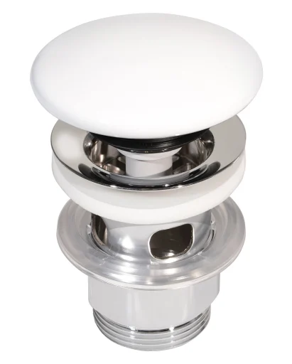 Gustavsberg Estetic push-open bunnventil 1 1/4", matt hvit