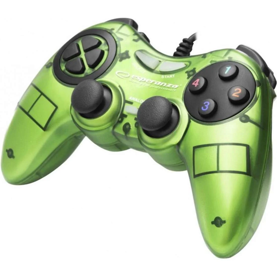 Controller, Wired - Fighter - Grøn