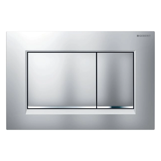 Geberit Sigma 30 Betjeningsplate Matt Krom (Easy Clean)