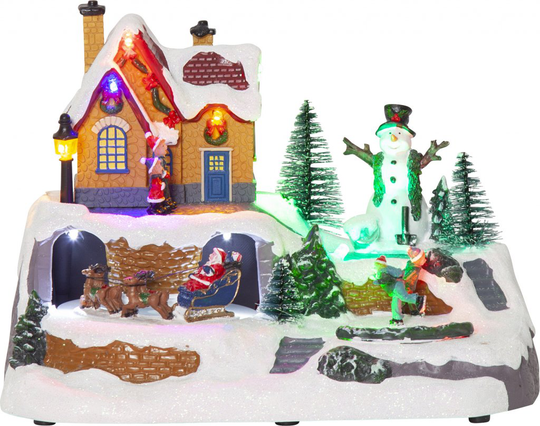 Winterville panorama (Flerfarvet)
