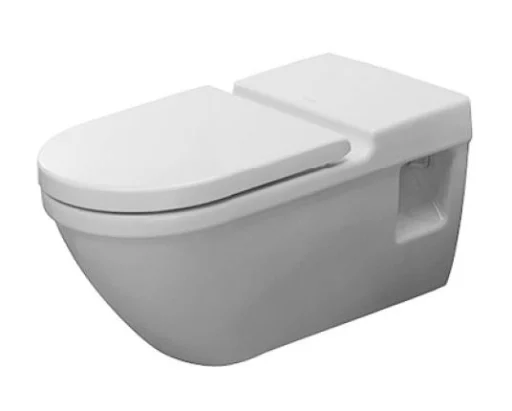 Duravit Starck 3 Vital vegghengt toalett m/WonderGliss, hvit -velegnet til rullestolsbrukere