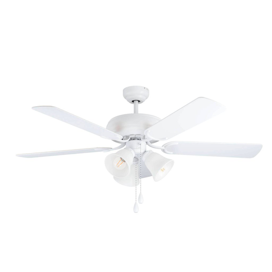 Las Palmas ceiling fan (hvid)