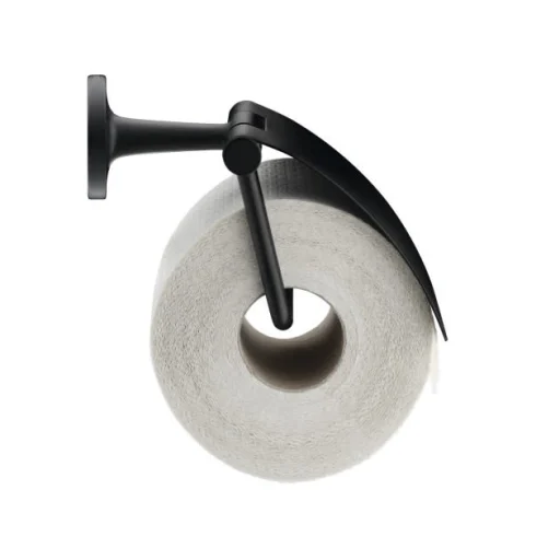 Duravit Starck T Toalettpapirholder m/lokk, Matt sort