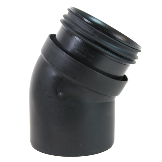 Pipelife Smartline Bend PP 15-88° Skjøtenippel og Spissende - Ø40-110mm 110mm / 30°