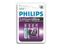 Philips Lithium Ultra FR03LB4A - Batteri 4 x AAA - Li