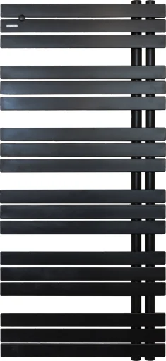 Kriss Stella håndkletørker, 131x60 cm, matt sort
