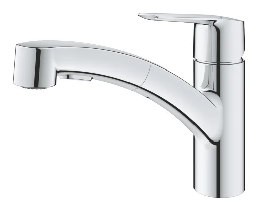 Grohe Start kjøkkenarmatur, uttrekkbar tut, krom