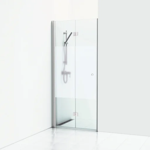 Svedbergs Skoga foldenisje 90 cm, halvfrostet glass/matt alu