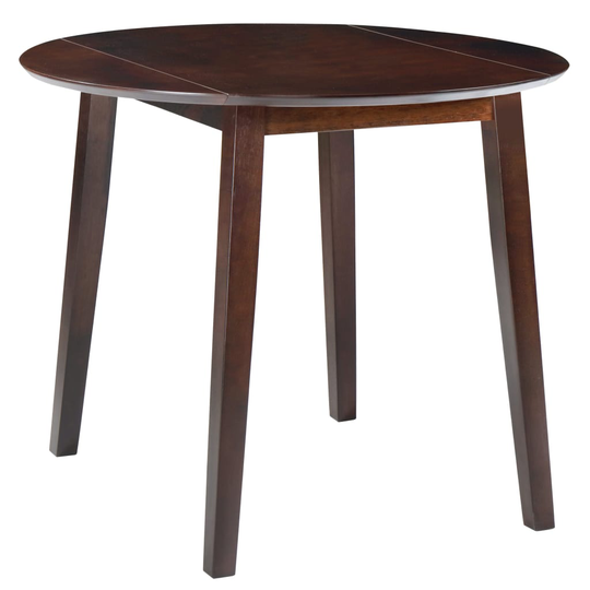 vidaXL klapbord rundt MDF brun