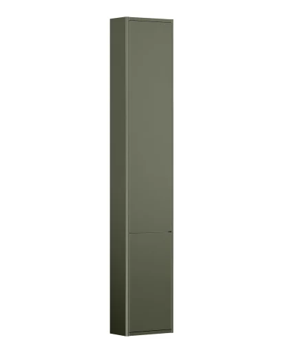Gustavsberg Graphic høyskap, høyde 165 cm, dybde 16 cm, grønn