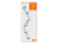 LEDVANCE LED Spot grau, Overflade spotlys, GU10, 6 pære(r ), LED, 15,6 W, Sølv