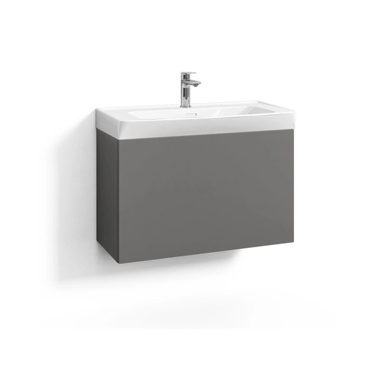 Svedbergs Skapa D35 Skuff Slim Servantskap 80cm / Skifergrå