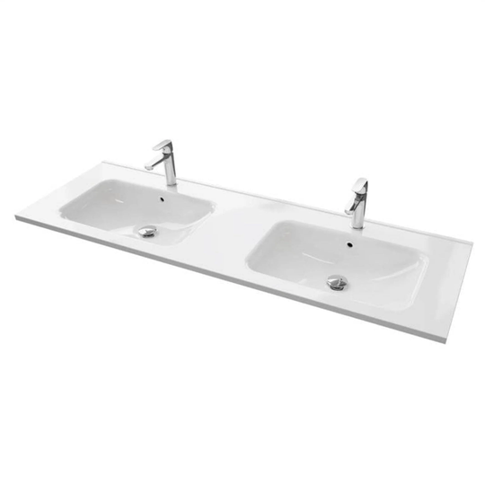Vikingbad INA D46 Thin Møbelservant B60-180cm - H2cm Hvit / 180cm Dobbel