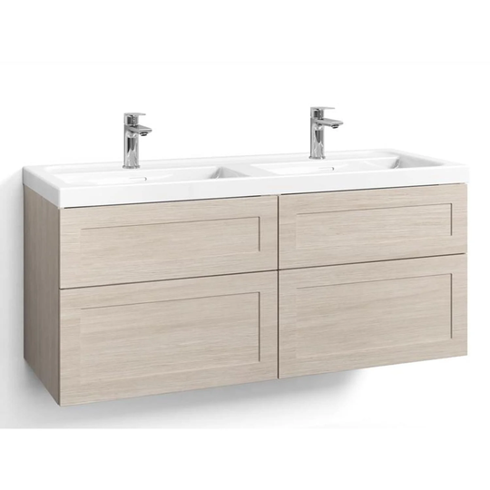 Svedbergs Forma Ramme Servantskap 120cm Dobbel / 45cm Blond eik