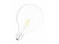 OSRAM STAR CLASSIC - LED-filament-lyspære - form: G125 - klar finish - E27 - 6.5 W (tilsvarende 60 W) - klasse E - varmt hvidt lys - 2700 K