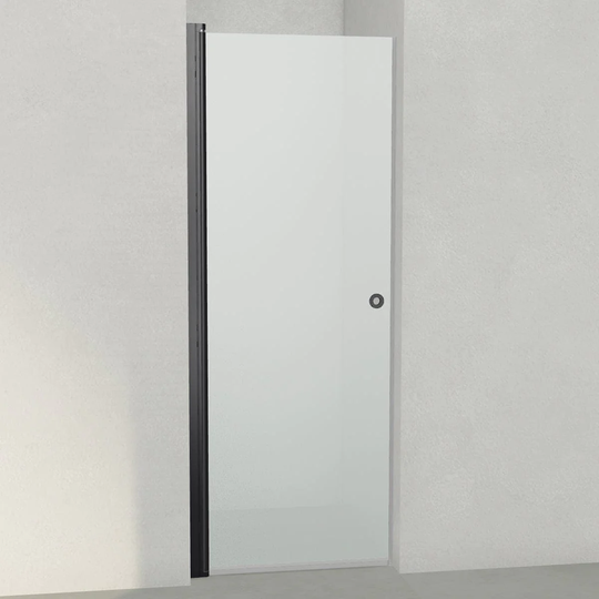 INR Iconic Nordic Rooms Dusjnisje Linc 2 Original Svart Matt / 77,5cm Frostet Glass
