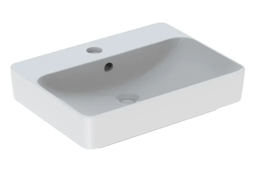 Geberit VariForm bordstående servant m/ tapphull & overløp, rektangulær, 60x45 cm