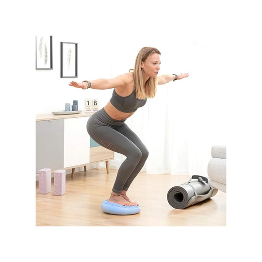 Oppustelig Balancepude med Pumpe