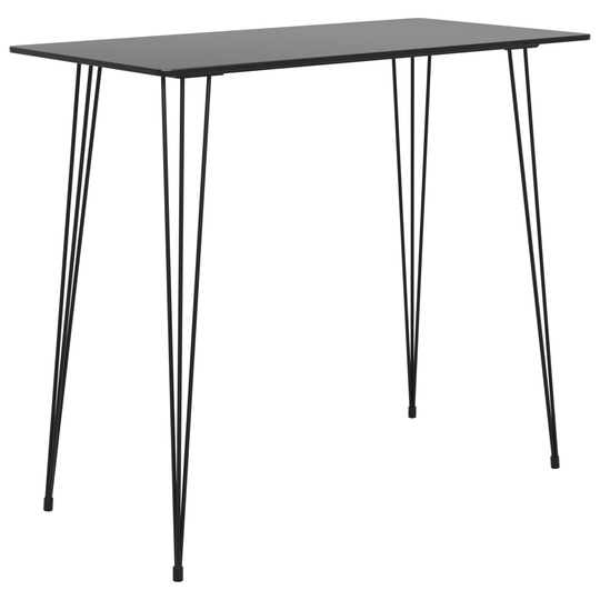 vidaXL barbord 120x60x105 cm sort