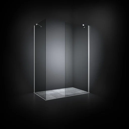 Dansani Match Walk in 117-119 cm pr. vegg, Klart glass/Satin profil - Model 20