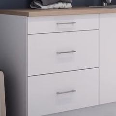Linn Bad Underskap Skuffer for Vaskerom Hvit Matt / 50cm 4