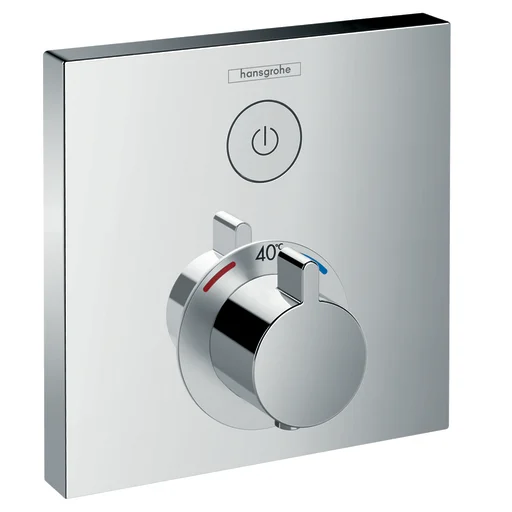Hansgrohe ShowerSelect termostat til innbygging /m avsperring til 1 uttak, krom
